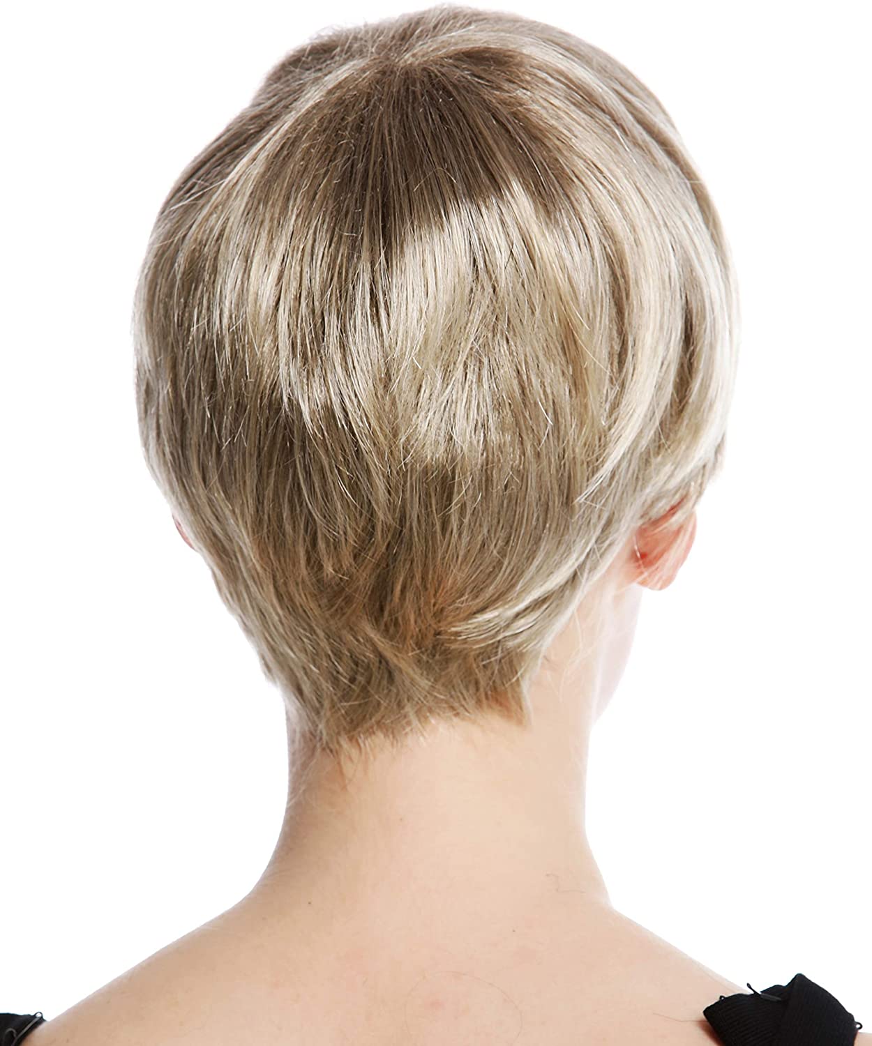 WIG ME UP - VK-32-18T22 quality women's wig very short boyish parting parted light brown highlights blonde highlighted - Image 4