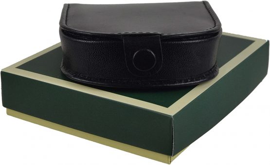Mens Classic Leather Tabbed Coin Tray by Visconti; Monza Collection Gift Boxed - Image 3