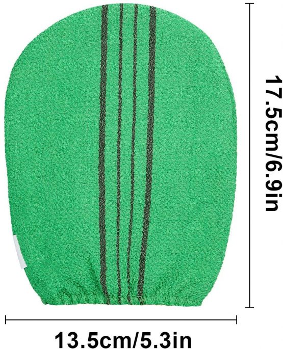6 Pieces korean Exfoliating Cloth Towels Exfoliating Bath Mitten Remove Dead Skin Bath Scrub Mitten for Bathing - Image 2