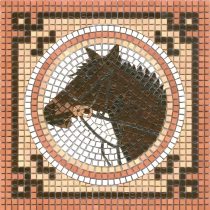 DIY Mosaic Art Kit Square 7inch 20cm Mustang