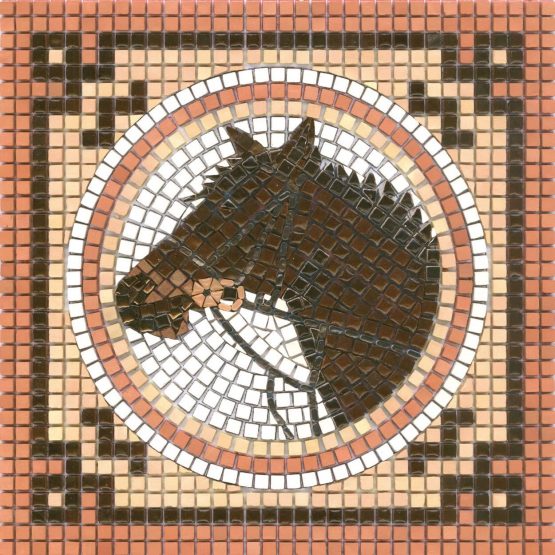 DIY Mosaic Art Kit Square 7inch 20cm Mustang