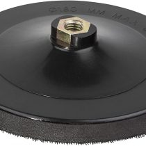 wolfcraft 5618000 Plato lijar de adherencia con rosca M 14, para no. 5614000, 5615000, 5616000 Pack 1, Black