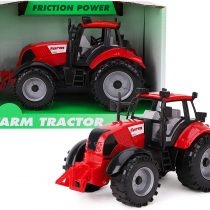 ToylandⓇ Friction Powered Farm Tractor With Opening Bonnet - Available In Pink, Blue, Red & Green (RED)