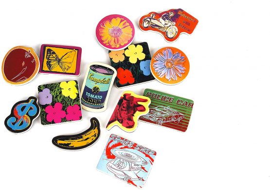 Andy Warhol Wooden Magnetic Shapes - Image 2