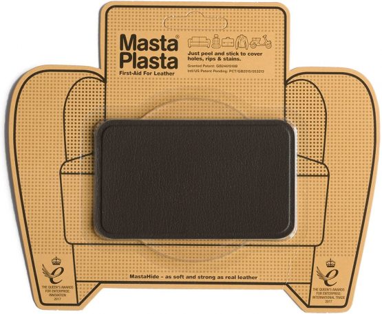 MastaPlasta DARK BROWN Self-Adhesive PREMIUM LEATHER REPAIR Patches. Choose Size/Design. First-Aid for Sofas, Car Seats, Handbags, Jackets