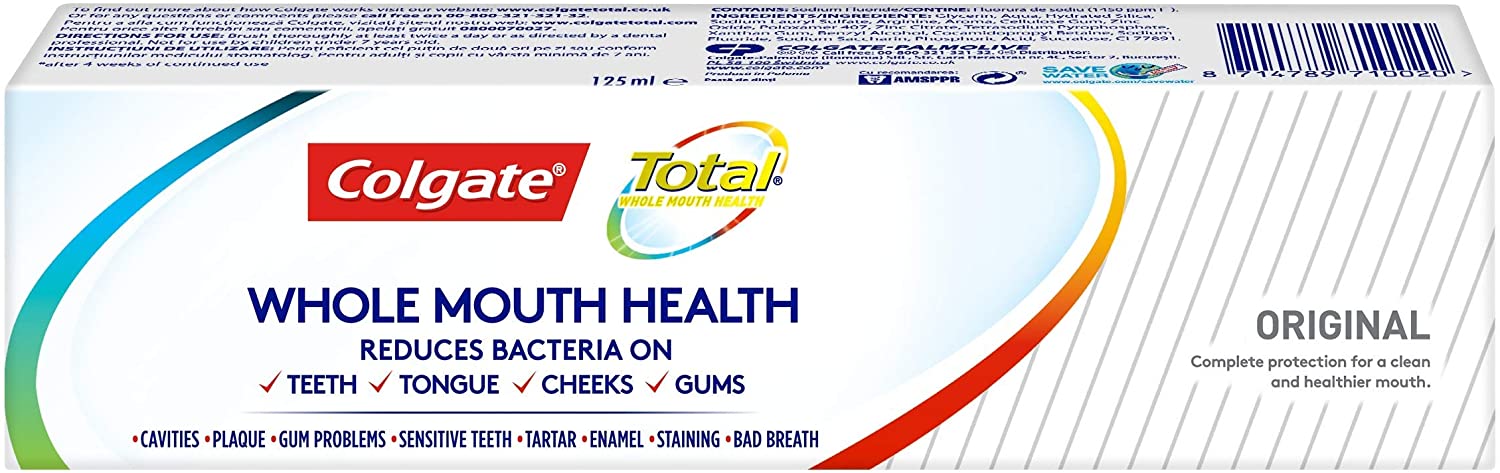 Colgate Total Original Care Toothpaste 125 ml, 125 ml (Pack of 1) - Image 2