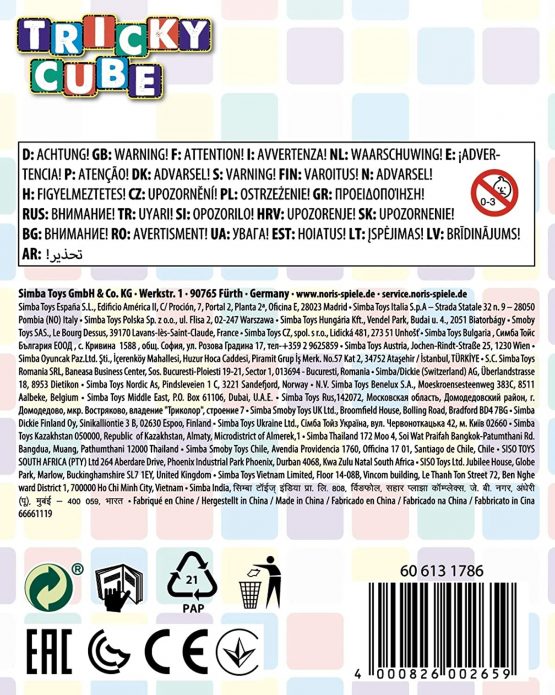 Noris 606131786 Tricky Cube action game for the whole family from 6 years - Image 2