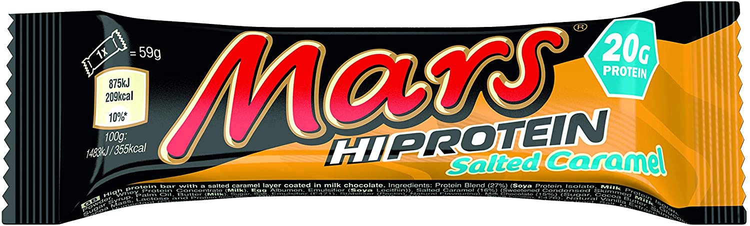 MARS Hi-Protein Bar Salted Caramel 12x59g, 0, 1 count (Pack of 12) - Image 2