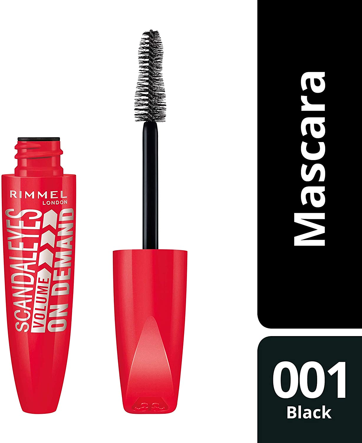Rimmel London Scandaleyes Volume On Demand Buildable Mascara, Black, 12 ml, 12 ml (Pack of 1) - Image 2