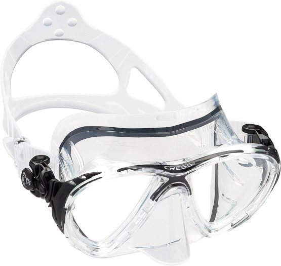 Cressi Big Eyes Evolution Mask - Revolutionary Unisex Diving mask made of High Seal or Crystal Silicone, a material that offers extraordinary and unprecedented comfort