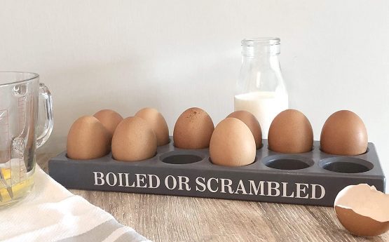 Charcoal Grey Egg Tray. Egg Crate. Egg Storage. Egg basket. Cabinet