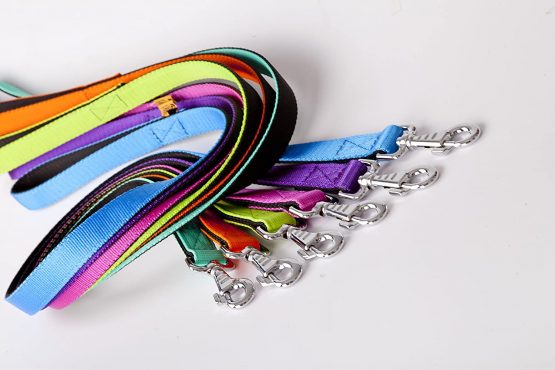 Dingo Dog Leash Blue with Black Contrast Handmade 14659 - Image 4