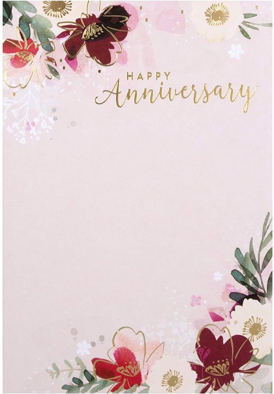 Anniversary Card from Hallmark - Classic Floral Design