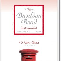 Basildon Bond P4TO 178 x 229 mm Writing Pad with 40 Sheets - White,100103860
