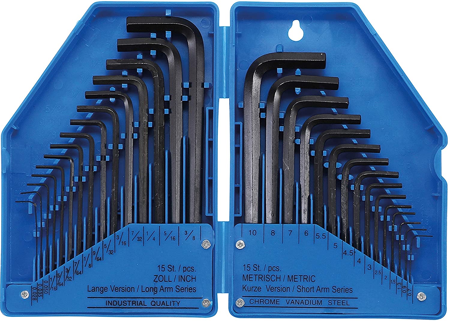 BGS Diy 810, Blue/Black/Silver, Size