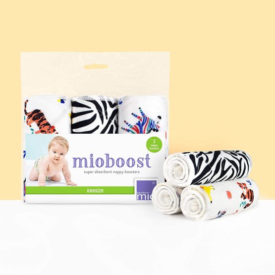 Bambino Mio, mioboost (nappy boosters), 3 pack, savanna stripes, MB3 SAV - Image 3