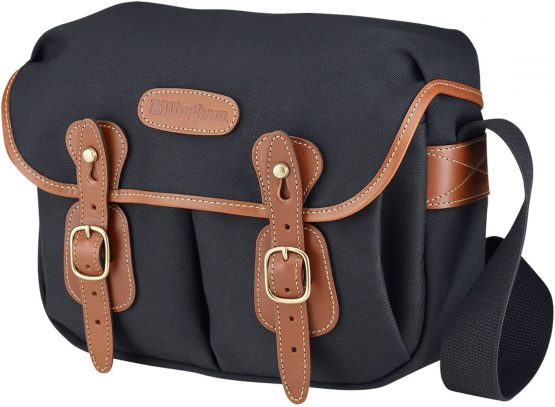 Billingham Hadley Small Camera Bag (Black Canvas/Tan Leather)