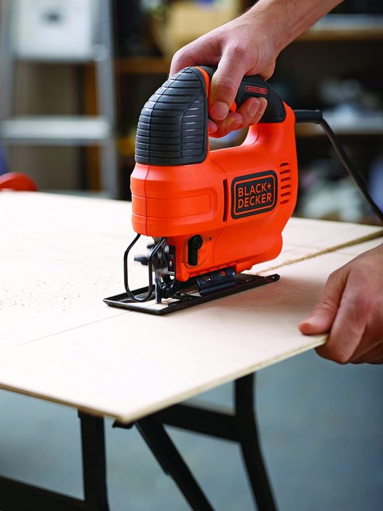 BLACK+DECKER KS701PEK-QS KS701PEK-QS-Sierra de Calar 520W Pendualr con maletín, 520 W, 230 V, Black, Orange, No - Image 2