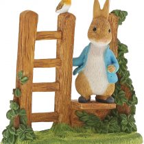 Beatrix Potter Peter Rabbit On Stile Figurine