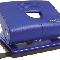 Rapesco PF8700L1 820-P 2-Hole Punch, 22 Sheet Capacity, Blue
