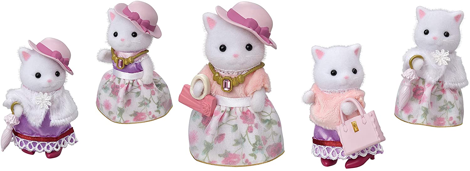 Sylvanian Families Town Girl Series - Persian Cat, Multicoloured, klein - Image 4