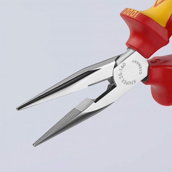 KNIPEX Snipe Nose Side Cutting Pliers (Radio Pliers) 1000V-insulated (160 mm) 25 06 160 SB (self-service card/blister) - Image 4