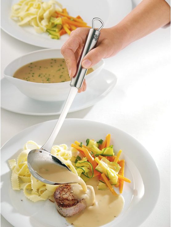 WMF Pouring Ladle 28 cm Profi Plus Cromargan Stainless Steel Silicone Partly Matt - Image 3