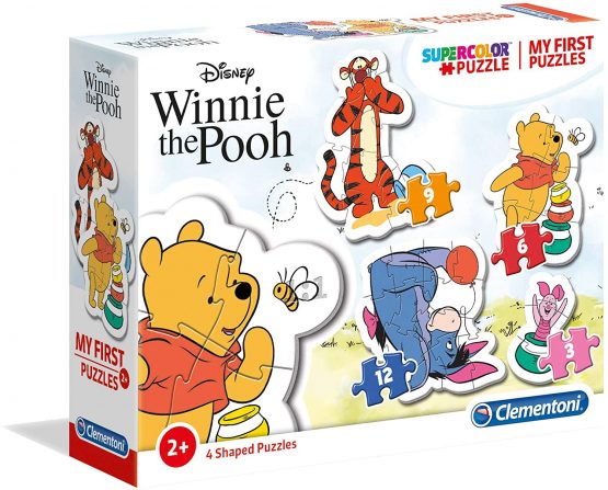 Clementoni - 20820 - My First Puzzle - Disney Winnie the Pooh - 3-6-9-12 pieces - Made in Italy - jigsaw puzzle children age 2+
