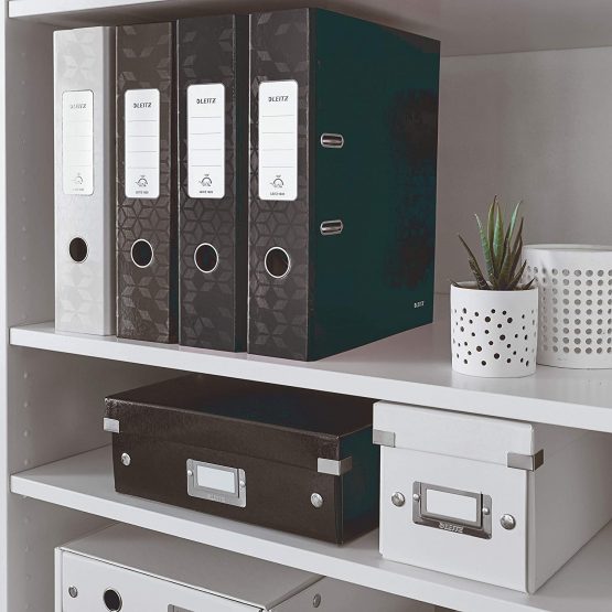 Leitz A4 Lever Arch File, Black, , 80 mm spine width, WOW Range, 10050095, Design may vary - Image 2