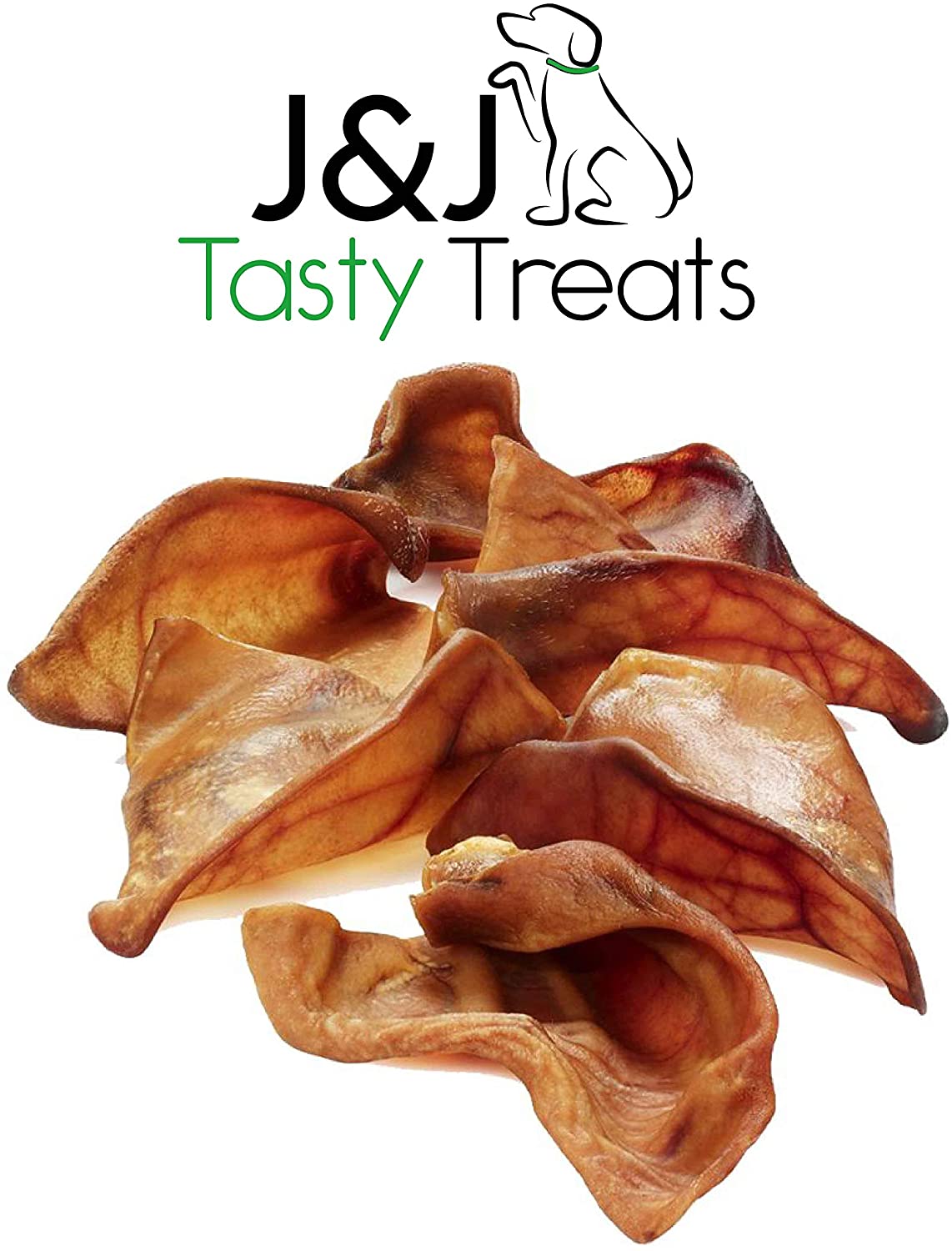 Pigs Ears For Dogs Quality Large 8 Pieces Highest Welfare Grade Natural
