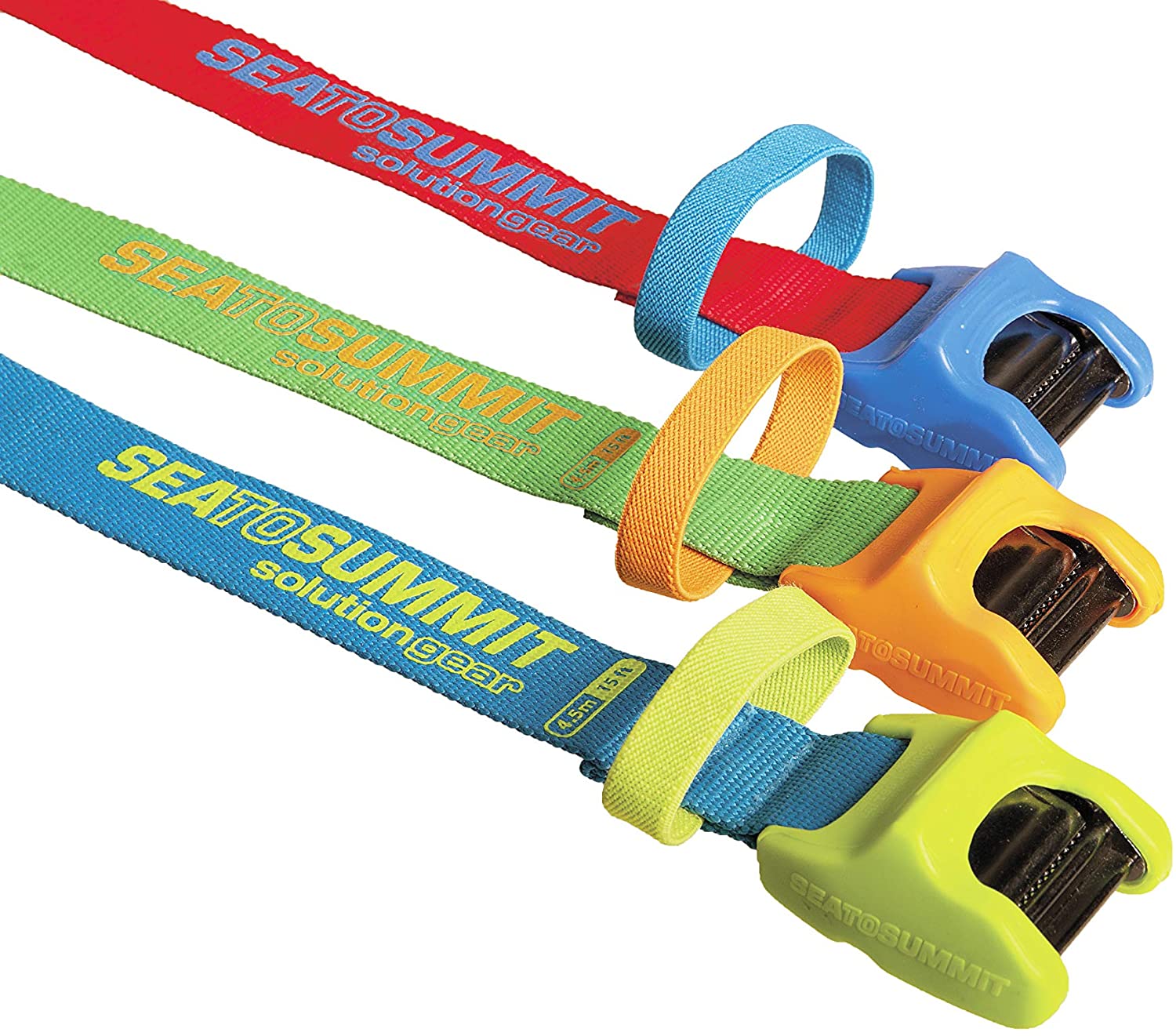Sea to Summit Strap with silicone cover, 4.5 m, orange, Lime,Orange - Image 2
