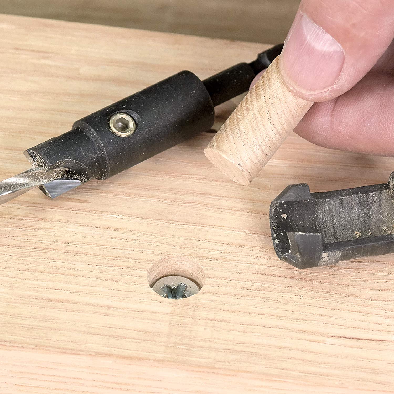 Trend Snappy 12.7mm TCT Counterbore with 6.35mm HSS Drill for Precision Recess Drilling Quick Release System, SNAP/CB/4TC - Image 3