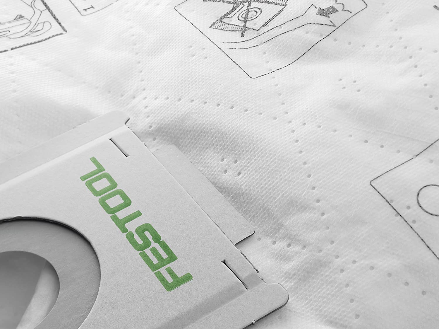 Festool SC FIS-CT 26/5 Selfclean Filter Bag, White - Image 2