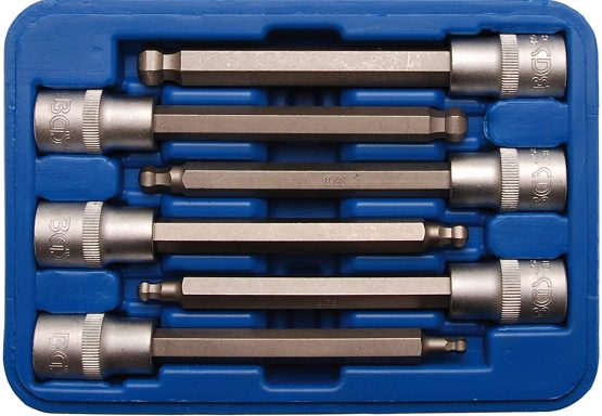 BGS 4258 | Bit Socket Set | 12.5 mm (1/2") Drive | internal Hexagon with Ball Head 5 - 12 mm | 6 pcs.
