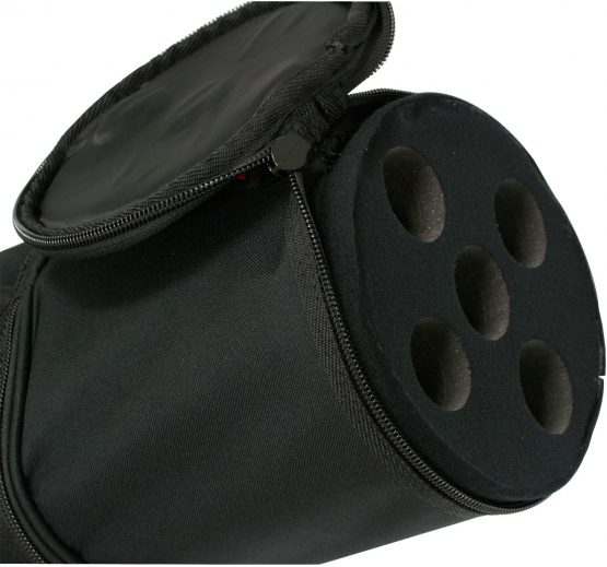 Gator 43x8x8 inches Heavy Duty Padded Bag for 5-Microphones with 3-Stands and Cables - Image 2