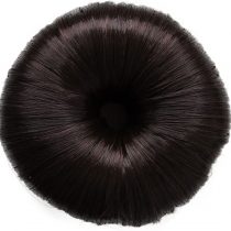 Hair Donut Up Do Hair Ring Hairstyler Bun creator Bridal Hair Piece (Brown)