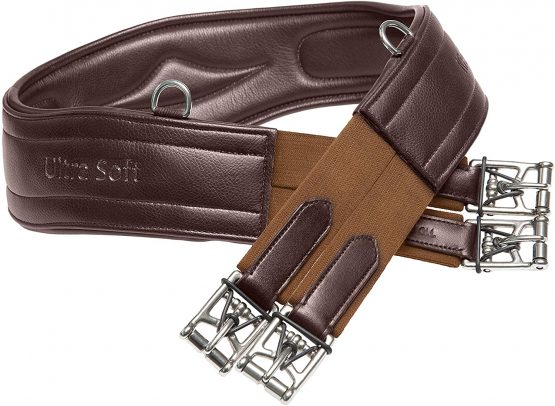 KIEFFER Leather saddle girth Kieffer Ultrasoft