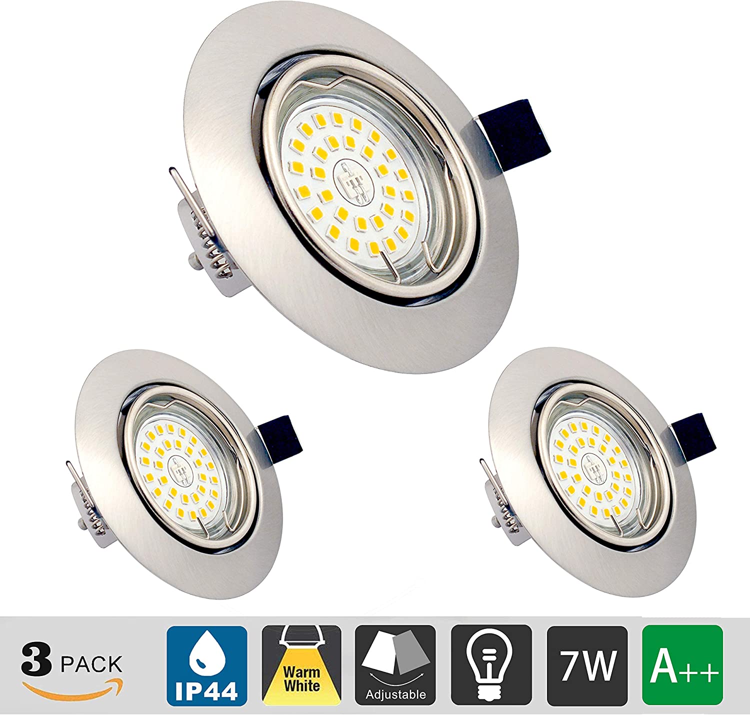 LED Downlights for Ceiling 7W GU10 Spotlights Modern