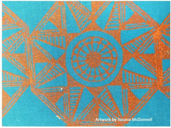 Speedball Art Products Company 75cc Fabric Ink Orange, 2.5 oz - Image 2