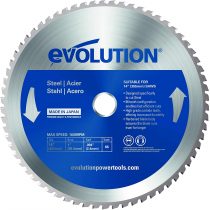 Evolution Power Tools HTC255STEEL Mild Steel Carbide-Tipped Blade, 255 mm