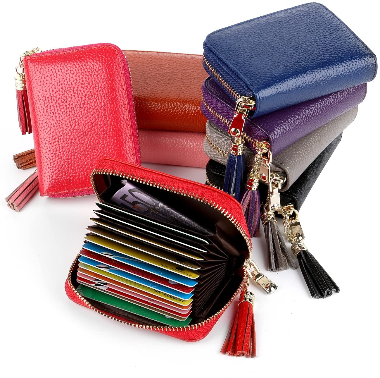 Credit Card Holders Women Ladies Leather Credit Card Wallets for Women