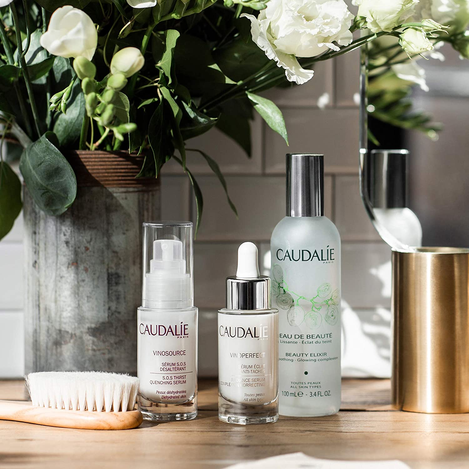 Caudalie Beauty Elixir Prep, Set, Glow Face Mist - 100 mL, clear, 100 ml (Pack of 1) - Image 4