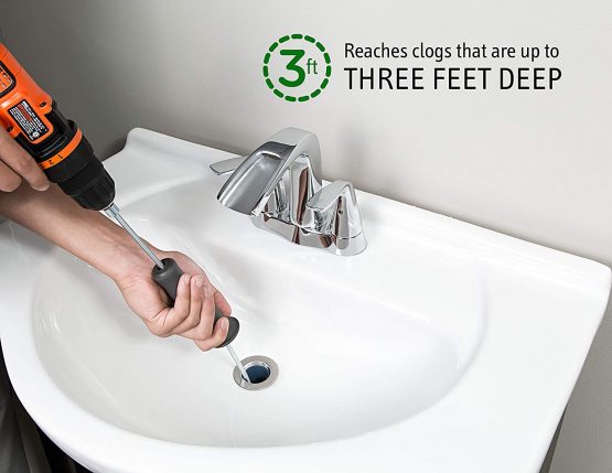 DrainShroom Revolutionary Tub and Sink Snake Auger Clog Remover for Bathroom Drains, 105cm, Stainless Steel, Standard - Image 4