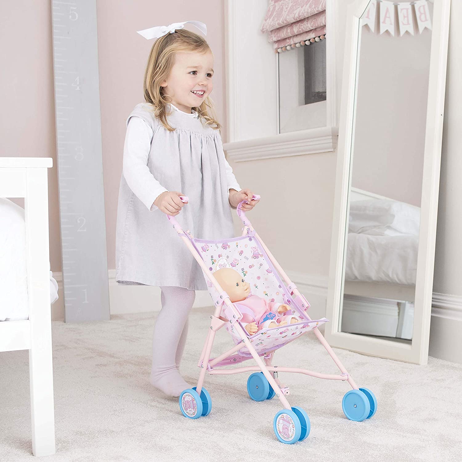 HTI 1423627,00 Kinderwagen/Peppa Pig Stroller Wiro Scrapbook 40sheet 25cm, Multicolor, small - Image 3