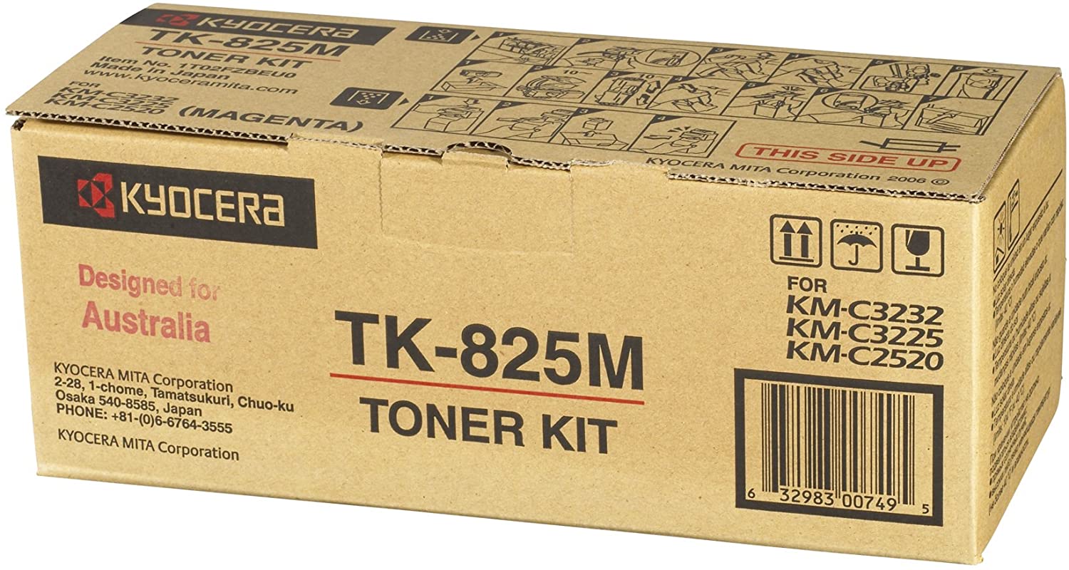 Kyocera Toner Cartridge TK-825 M, Magenta, 7.000 Pages High Capacity Genuine Premium Printer Toner, 1T02FZBEU0, 0T2FZBEU - Image 2