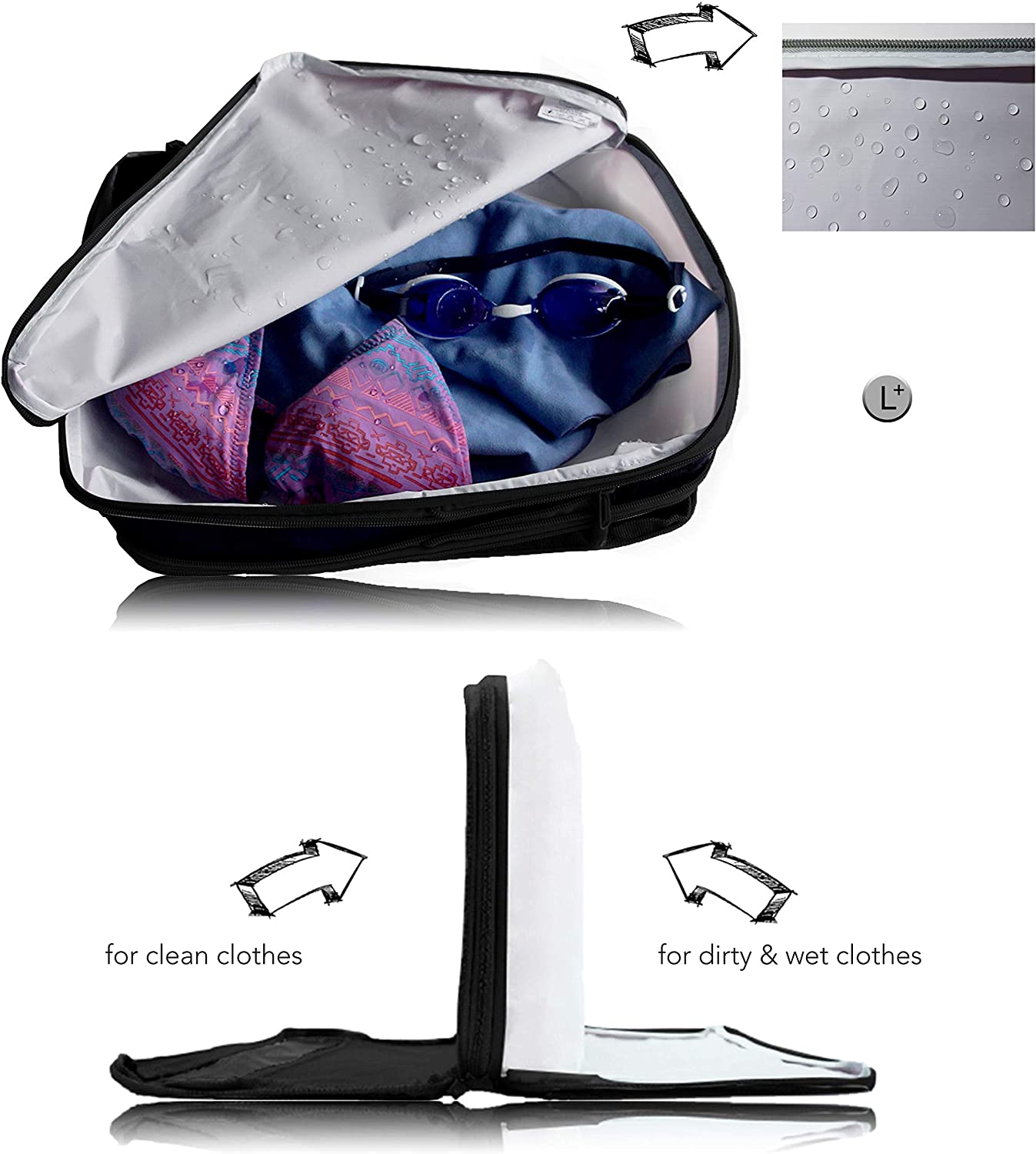 TRAVEL DUDE Compression Packing Cubes, Packing Cubes Compression Set for Suitcases Backpacks & Travel, Lightweight - Image 3