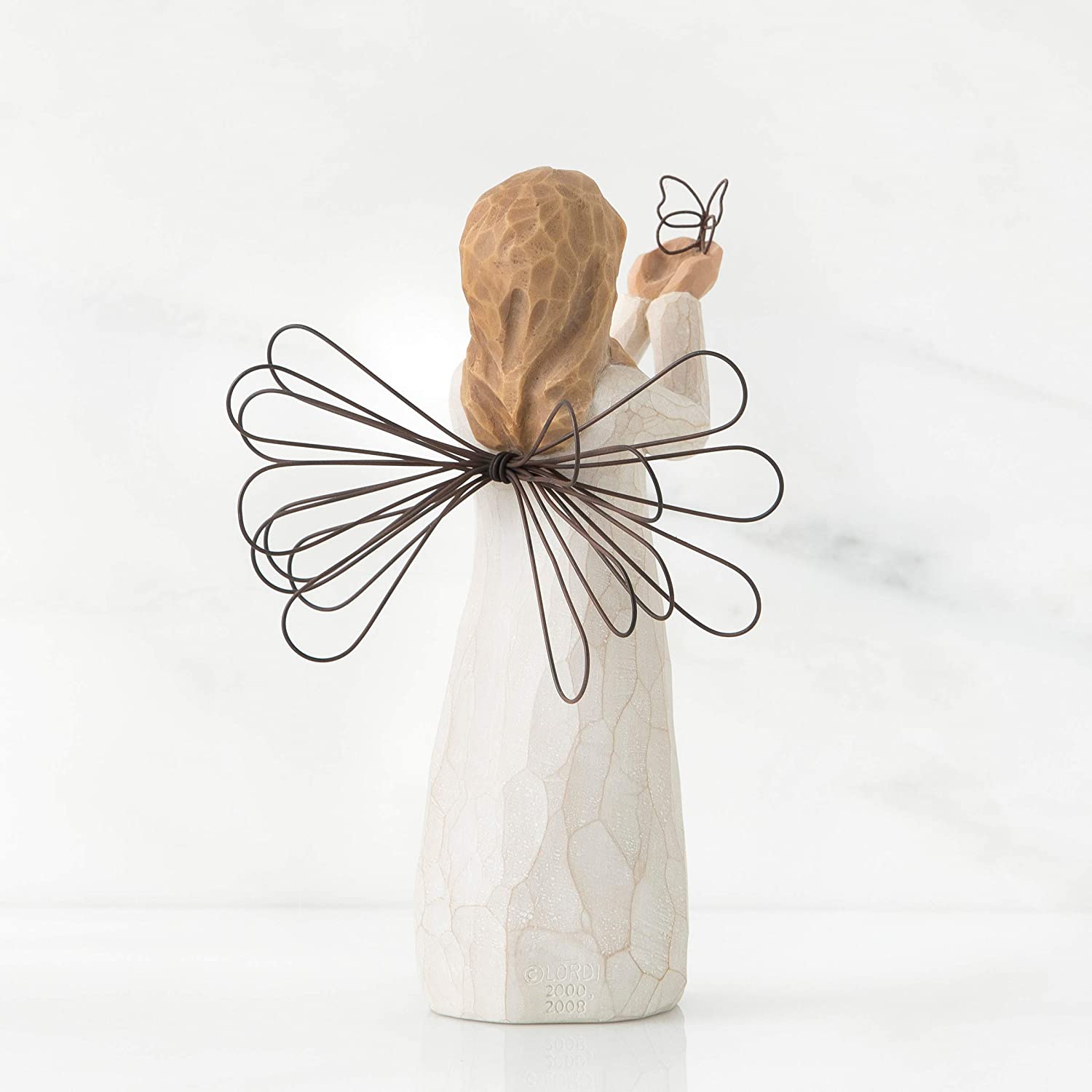 Willow Tree Angel Of Freedom Figurine, Natural, 5x5 - Image 4