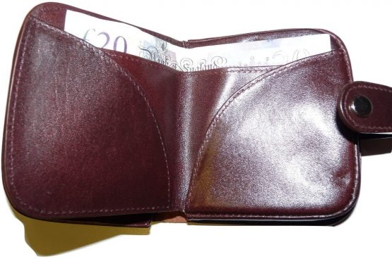 Mala Leather Odyssey Collection Large Leather Tray Purse for Coins & Notes & a Card 4113 (Brown) - Image 3