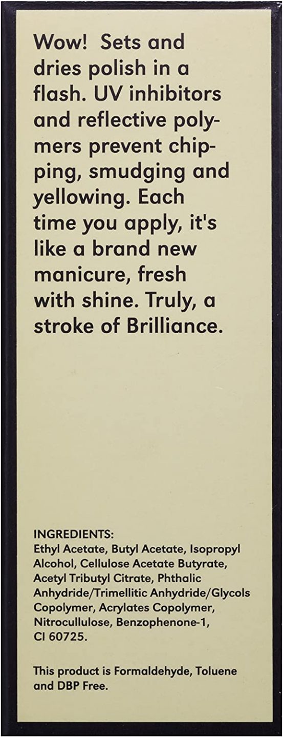 JESSICA Brillance Fast Drying Top Coat, 7.4 ml - Image 3