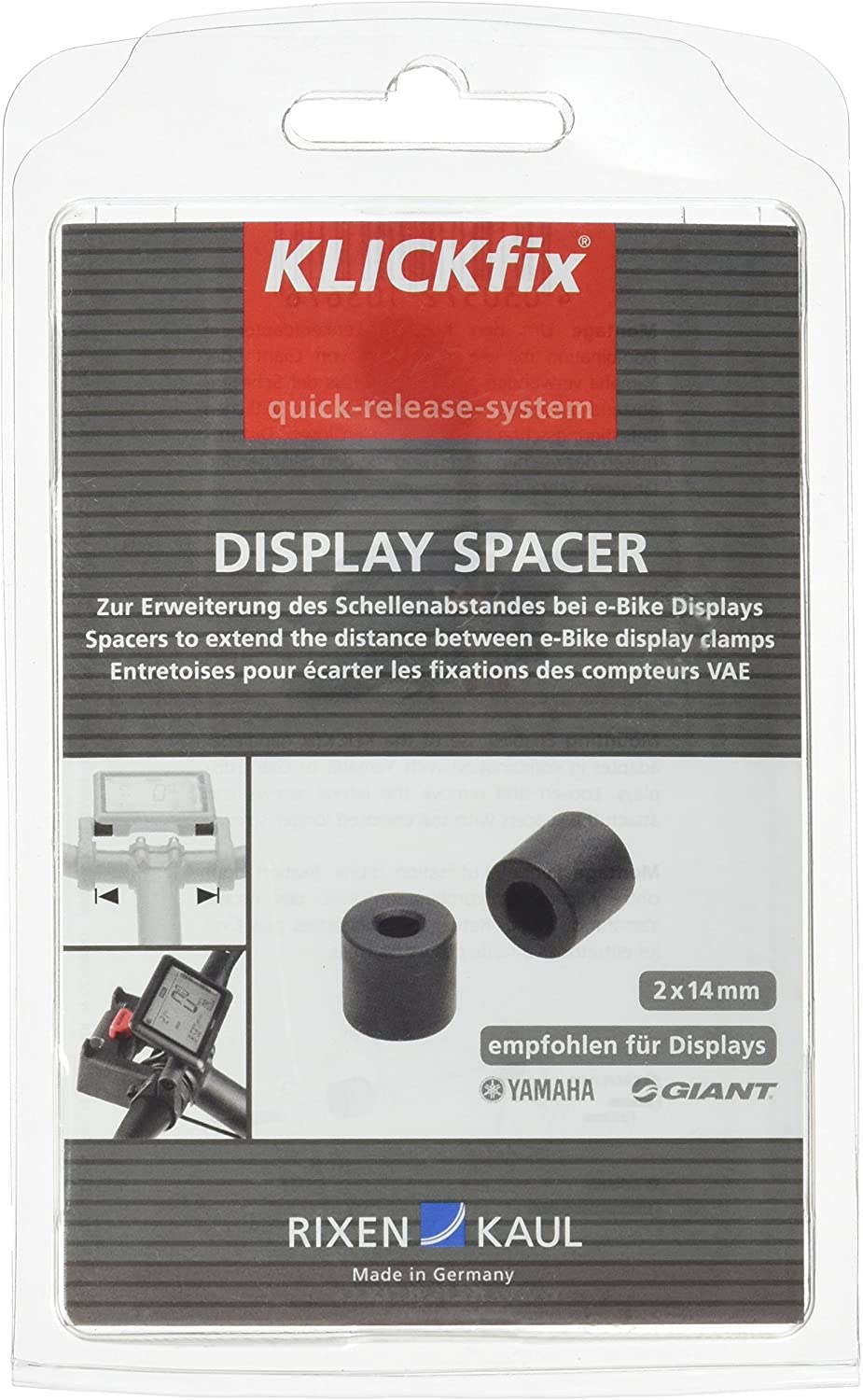 KlickFix Spacer-display-2128054320 Spacer Display, Black, 8 x 5 x 8 cm - Image 2